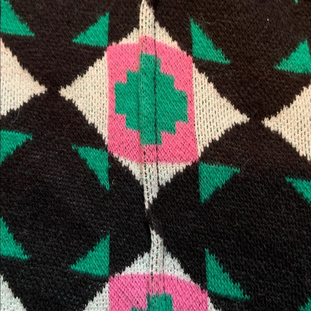 Anthropologie Maeve geometric cropped kick flares - Picture 4 of 7